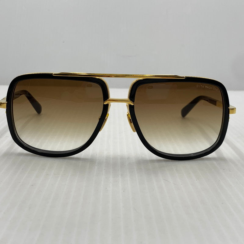 【中古品】【メンズ】 DITA ディタ MACH ONE DRX-2030B-59 マックワン サングラス アイウェア アビエーター 203-261014-ko-09-teih サイズ：59□17-127 カラー：ブラックゴールド 万代Net店
