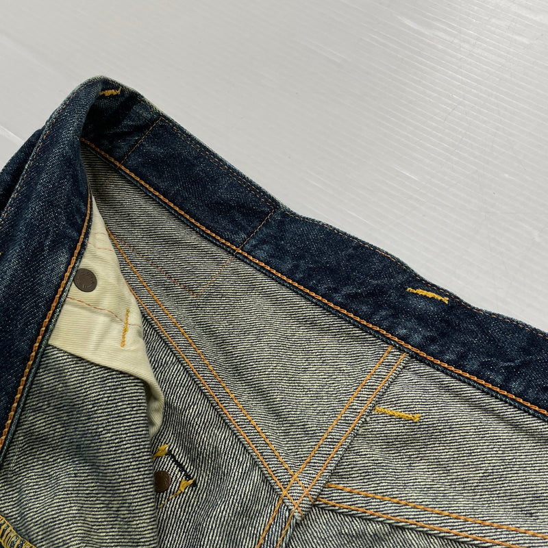 【中古品】【メンズ】 EVISU エヴィス 2000 NO.1 SPECIAL DENIM ロット2000 ナンバーワン スペシャル デニム ボトムス カモメ無し ジーンズ 156-261011-sa-18-teih サイズ：35 カラー：インディゴ 万代Net店