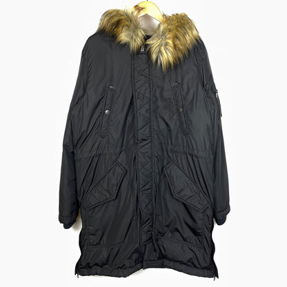 【中古品】【メンズ】 DIESEL ディーゼル N-3B エヌ スリー ビー アウター フライトジャケット 141-261011-sa-05-teih サイズ：M カラー：ブラック 万代Net店