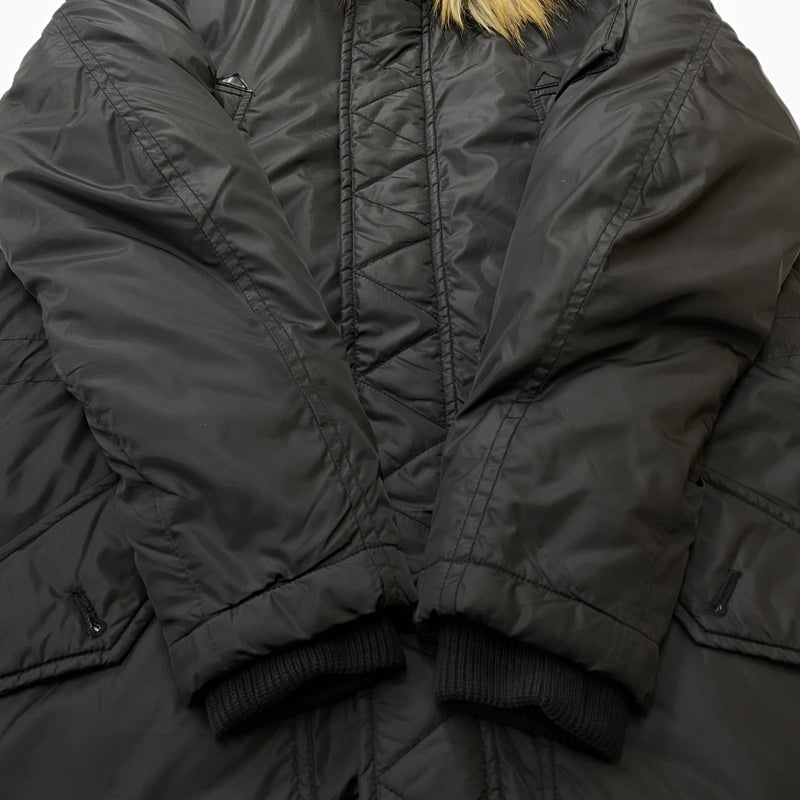 【中古品】【メンズ】 DIESEL ディーゼル N-3B エヌ スリー ビー アウター フライトジャケット 141-261011-sa-05-teih サイズ：M カラー：ブラック 万代Net店