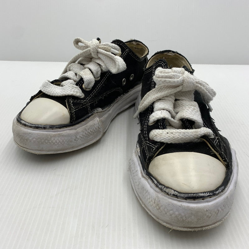【中古品】【レディース】 MAISON MIHARA YASUHIRO メゾン ミハラ ヤスヒロ PETERSON LOW CANVAS SNEAKER A01FW702 ピーターソン ローキャンバス スニーカー 靴 シューズ 167-261014-ko-05-teih サイズ：37 カラー：ブラック 万代Net店