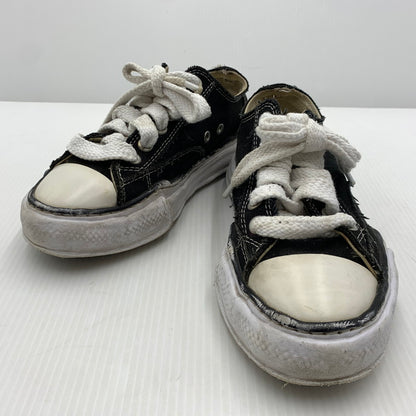 【中古品】【レディース】 MAISON MIHARA YASUHIRO メゾン ミハラ ヤスヒロ PETERSON LOW CANVAS SNEAKER A01FW702 ピーターソン ローキャンバス スニーカー 靴 シューズ 167-261014-ko-05-teih サイズ：37 カラー：ブラック 万代Net店