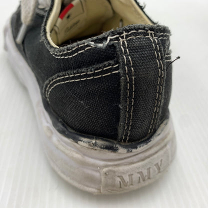 【中古品】【レディース】 MAISON MIHARA YASUHIRO メゾン ミハラ ヤスヒロ PETERSON LOW CANVAS SNEAKER A01FW702 ピーターソン ローキャンバス スニーカー 靴 シューズ 167-261014-ko-05-teih サイズ：37 カラー：ブラック 万代Net店