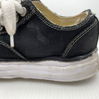 【中古品】【レディース】 MAISON MIHARA YASUHIRO メゾン ミハラ ヤスヒロ PETERSON LOW CANVAS SNEAKER A01FW702 ピーターソン ローキャンバス スニーカー 靴 シューズ 167-261014-ko-05-teih サイズ：37 カラー：ブラック 万代Net店