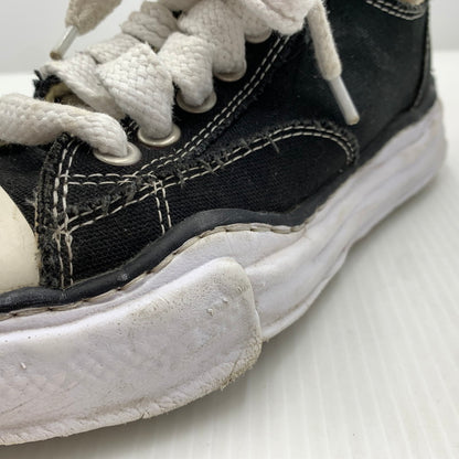 【中古品】【レディース】 MAISON MIHARA YASUHIRO メゾン ミハラ ヤスヒロ PETERSON LOW CANVAS SNEAKER A01FW702 ピーターソン ローキャンバス スニーカー 靴 シューズ 167-261014-ko-05-teih サイズ：37 カラー：ブラック 万代Net店