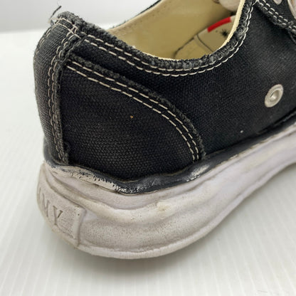 【中古品】【レディース】 MAISON MIHARA YASUHIRO メゾン ミハラ ヤスヒロ PETERSON LOW CANVAS SNEAKER A01FW702 ピーターソン ローキャンバス スニーカー 靴 シューズ 167-261014-ko-05-teih サイズ：37 カラー：ブラック 万代Net店