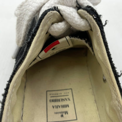【中古品】【レディース】 MAISON MIHARA YASUHIRO メゾン ミハラ ヤスヒロ PETERSON LOW CANVAS SNEAKER A01FW702 ピーターソン ローキャンバス スニーカー 靴 シューズ 167-261014-ko-05-teih サイズ：37 カラー：ブラック 万代Net店