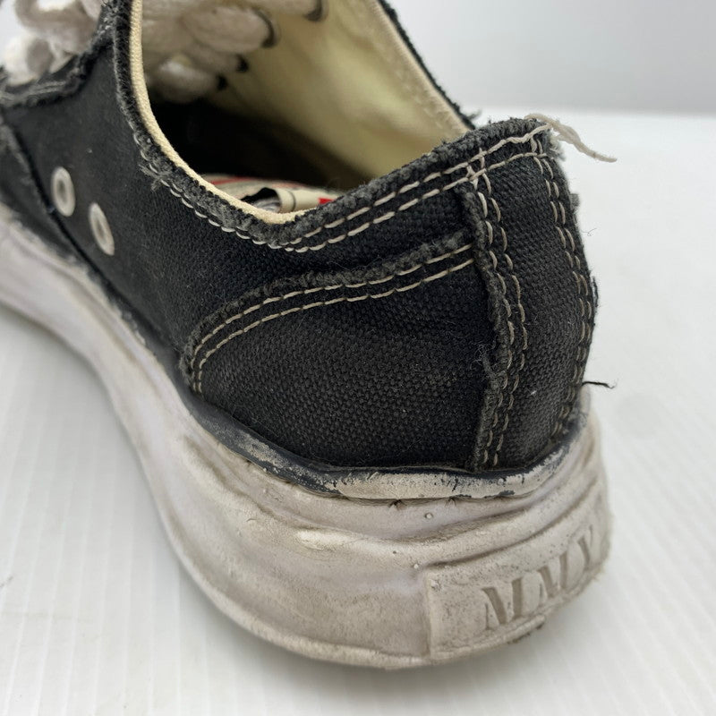 【中古品】【レディース】 MAISON MIHARA YASUHIRO メゾン ミハラ ヤスヒロ PETERSON LOW CANVAS SNEAKER A01FW702 ピーターソン ローキャンバス スニーカー 靴 シューズ 167-261014-ko-05-teih サイズ：37 カラー：ブラック 万代Net店