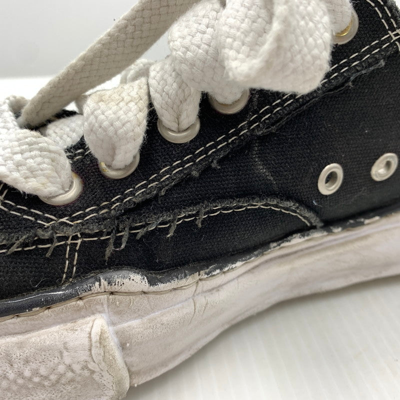 【中古品】【レディース】 MAISON MIHARA YASUHIRO メゾン ミハラ ヤスヒロ PETERSON LOW CANVAS SNEAKER A01FW702 ピーターソン ローキャンバス スニーカー 靴 シューズ 167-261014-ko-05-teih サイズ：37 カラー：ブラック 万代Net店