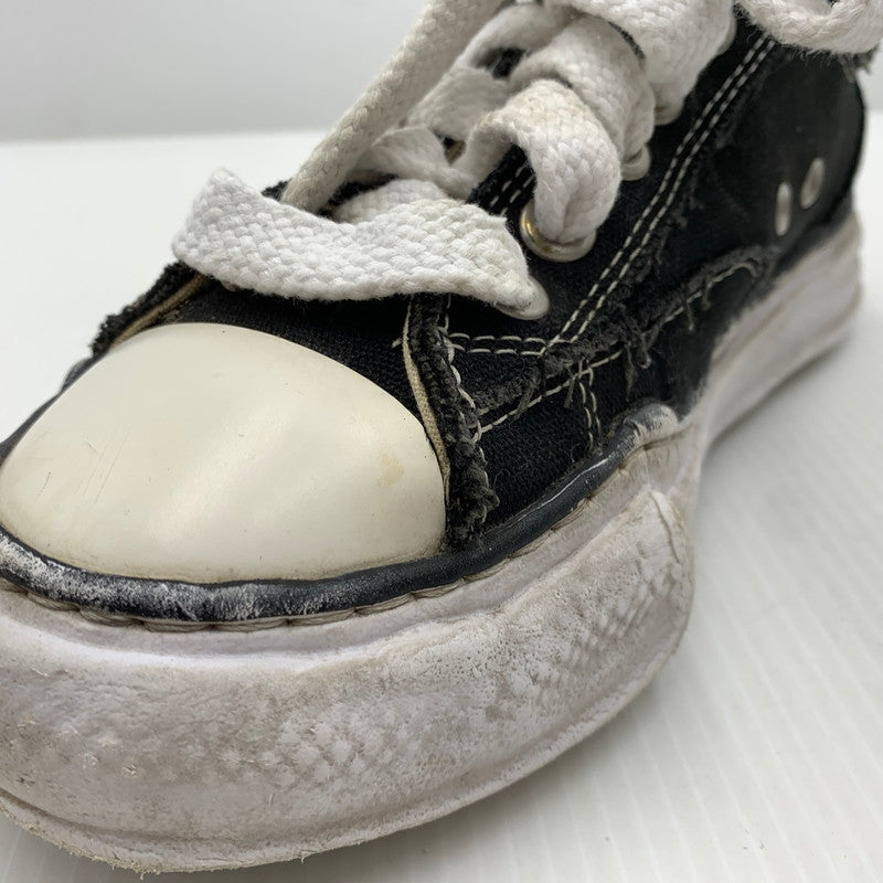【中古品】【レディース】 MAISON MIHARA YASUHIRO メゾン ミハラ ヤスヒロ PETERSON LOW CANVAS SNEAKER A01FW702 ピーターソン ローキャンバス スニーカー 靴 シューズ 167-261014-ko-05-teih サイズ：37 カラー：ブラック 万代Net店