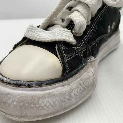 【中古品】【レディース】 MAISON MIHARA YASUHIRO メゾン ミハラ ヤスヒロ PETERSON LOW CANVAS SNEAKER A01FW702 ピーターソン ローキャンバス スニーカー 靴 シューズ 167-261014-ko-05-teih サイズ：37 カラー：ブラック 万代Net店