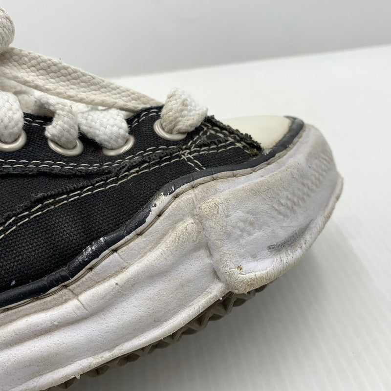 【中古品】【レディース】 MAISON MIHARA YASUHIRO メゾン ミハラ ヤスヒロ PETERSON LOW CANVAS SNEAKER A01FW702 ピーターソン ローキャンバス スニーカー 靴 シューズ 167-261014-ko-05-teih サイズ：37 カラー：ブラック 万代Net店