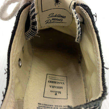 【中古品】【レディース】 MAISON MIHARA YASUHIRO メゾン ミハラ ヤスヒロ PETERSON LOW CANVAS SNEAKER A01FW702 ピーターソン ローキャンバス スニーカー 靴 シューズ 167-261014-ko-05-teih サイズ：37 カラー：ブラック 万代Net店
