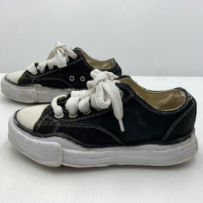 【中古品】【レディース】 MAISON MIHARA YASUHIRO メゾン ミハラ ヤスヒロ PETERSON LOW CANVAS SNEAKER A01FW702 ピーターソン ローキャンバス スニーカー 靴 シューズ 167-261014-ko-05-teih サイズ：37 カラー：ブラック 万代Net店