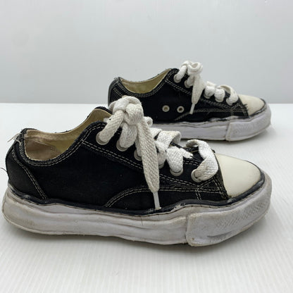 【中古品】【レディース】 MAISON MIHARA YASUHIRO メゾン ミハラ ヤスヒロ PETERSON LOW CANVAS SNEAKER A01FW702 ピーターソン ローキャンバス スニーカー 靴 シューズ 167-261014-ko-05-teih サイズ：37 カラー：ブラック 万代Net店
