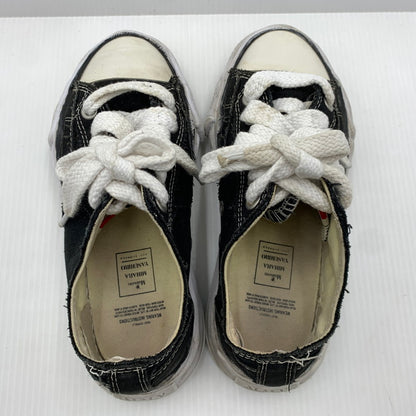 【中古品】【レディース】 MAISON MIHARA YASUHIRO メゾン ミハラ ヤスヒロ PETERSON LOW CANVAS SNEAKER A01FW702 ピーターソン ローキャンバス スニーカー 靴 シューズ 167-261014-ko-05-teih サイズ：37 カラー：ブラック 万代Net店