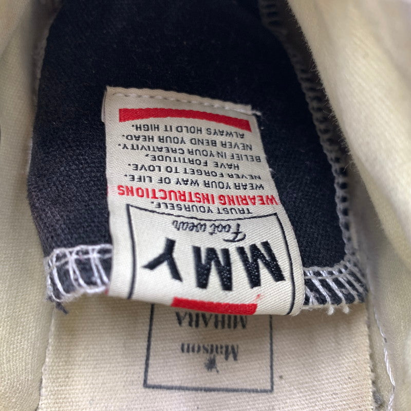 【中古品】【レディース】 MAISON MIHARA YASUHIRO メゾン ミハラ ヤスヒロ PETERSON LOW CANVAS SNEAKER A01FW702 ピーターソン ローキャンバス スニーカー 靴 シューズ 167-261014-ko-05-teih サイズ：37 カラー：ブラック 万代Net店