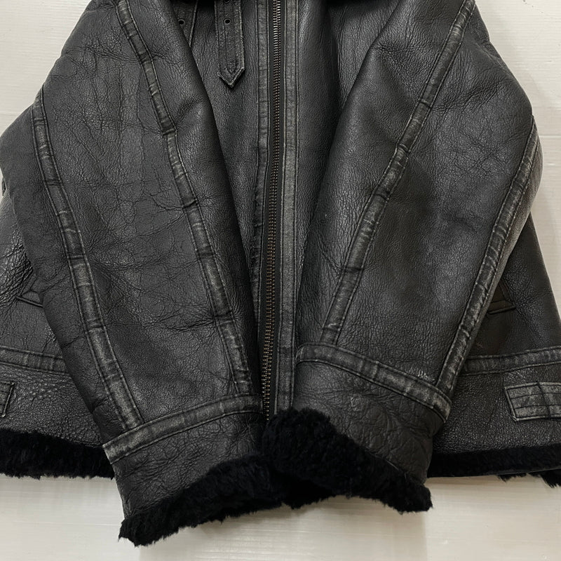 【中古品】【メンズ】 MORGAN PRODUCTIONS モーガンプロダクションズ B-3 ビースリー アウター 145-261011-sa-03-teih サイズ：42 カラー：ブラック 万代Net店