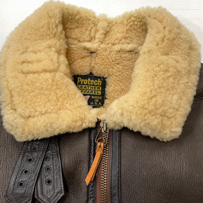 【現状渡し品】【メンズ】 PROTECH プロテック B-3 JACKET ビースリー ジャケット アウター 145-261011-sa-04-teih サイズ：42 カラー：ブラウン 万代Net店