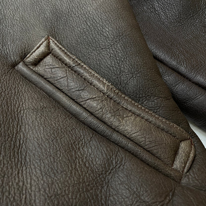 【現状渡し品】【メンズ】 PROTECH プロテック B-3 JACKET ビースリー ジャケット アウター 145-261011-sa-04-teih サイズ：42 カラー：ブラウン 万代Net店