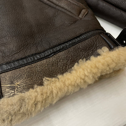 【現状渡し品】【メンズ】 PROTECH プロテック B-3 JACKET ビースリー ジャケット アウター 145-261011-sa-04-teih サイズ：42 カラー：ブラウン 万代Net店
