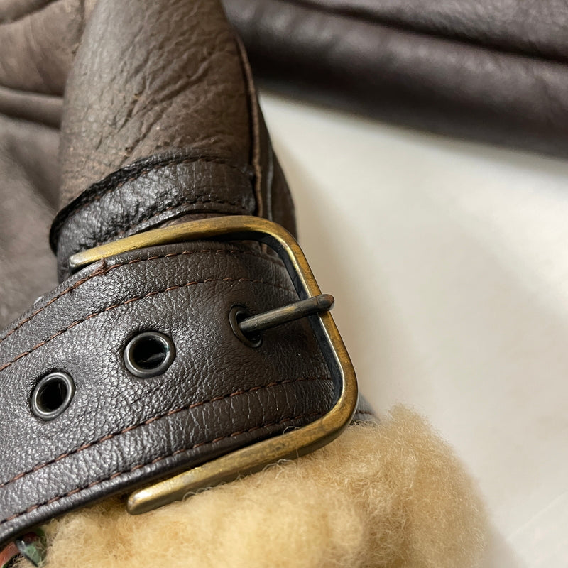 【現状渡し品】【メンズ】 PROTECH プロテック B-3 JACKET ビースリー ジャケット アウター 145-261011-sa-04-teih サイズ：42 カラー：ブラウン 万代Net店