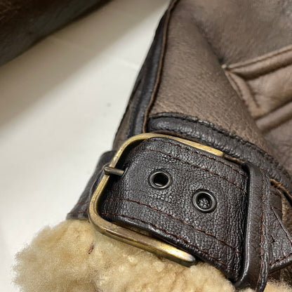 【現状渡し品】【メンズ】 PROTECH プロテック B-3 JACKET ビースリー ジャケット アウター 145-261011-sa-04-teih サイズ：42 カラー：ブラウン 万代Net店