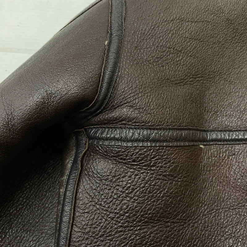 【現状渡し品】【メンズ】 PROTECH プロテック B-3 JACKET ビースリー ジャケット アウター 145-261011-sa-04-teih サイズ：42 カラー：ブラウン 万代Net店