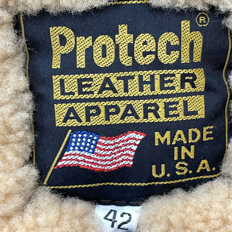 【現状渡し品】【メンズ】 PROTECH プロテック B-3 JACKET ビースリー ジャケット アウター 145-261011-sa-04-teih サイズ：42 カラー：ブラウン 万代Net店