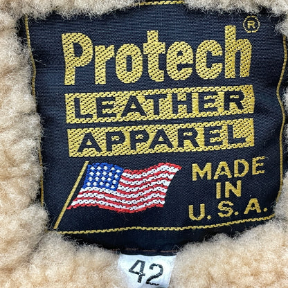 【現状渡し品】【メンズ】 PROTECH プロテック B-3 JACKET ビースリー ジャケット アウター 145-261011-sa-04-teih サイズ：42 カラー：ブラウン 万代Net店