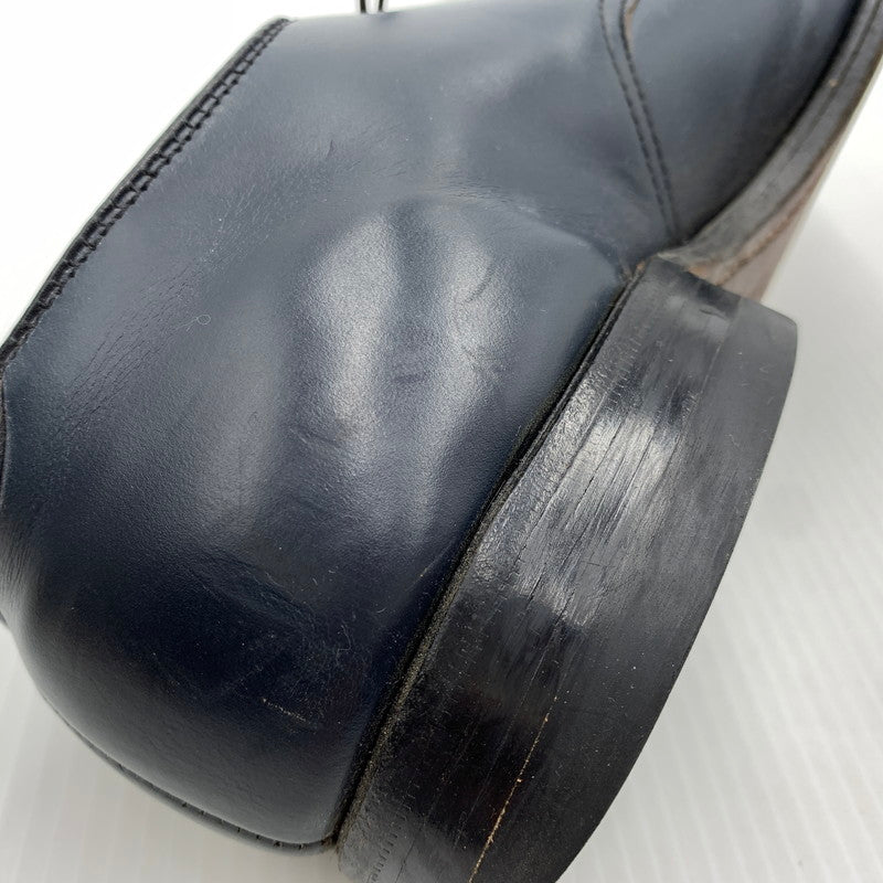 【中古品】【メンズ】 ALDEN オールデン× ANATOMICA アナトミカ 別注 コラボ CHROMEXCEL MOC TOE OXFORD 56103F クロムエクセル モックトゥ オックスフォード 靴 ビジネスシューズ レザー 革 164-261014-ko-02-teih サイズ：9D カラー：ネイビー 万代Net店