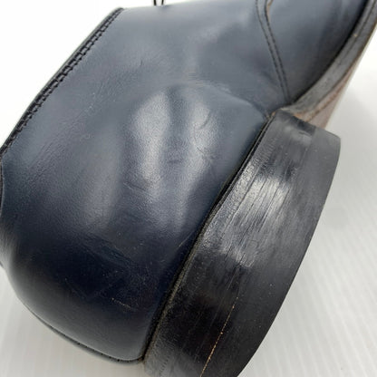 【中古品】【メンズ】 ALDEN オールデン× ANATOMICA アナトミカ 別注 コラボ CHROMEXCEL MOC TOE OXFORD 56103F クロムエクセル モックトゥ オックスフォード 靴 ビジネスシューズ レザー 革 164-261014-ko-02-teih サイズ：9D カラー：ネイビー 万代Net店