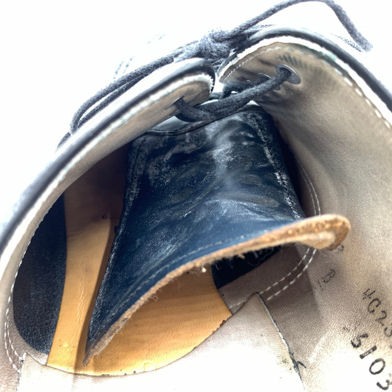 【中古品】【メンズ】 ALDEN オールデン× ANATOMICA アナトミカ 別注 コラボ CHROMEXCEL MOC TOE OXFORD 56103F クロムエクセル モックトゥ オックスフォード 靴 ビジネスシューズ レザー 革 164-261014-ko-02-teih サイズ：9D カラー：ネイビー 万代Net店