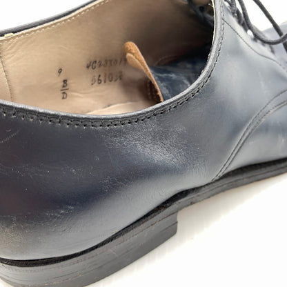 【中古品】【メンズ】 ALDEN オールデン× ANATOMICA アナトミカ 別注 コラボ CHROMEXCEL MOC TOE OXFORD 56103F クロムエクセル モックトゥ オックスフォード 靴 ビジネスシューズ レザー 革 164-261014-ko-02-teih サイズ：9D カラー：ネイビー 万代Net店