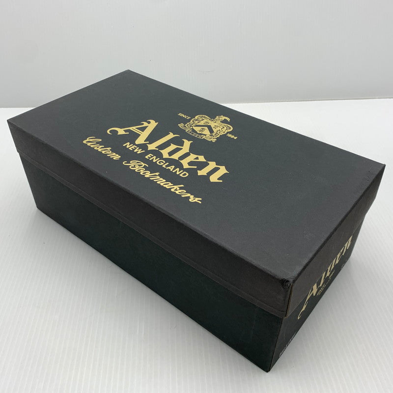 【中古品】【メンズ】 ALDEN オールデン× ANATOMICA アナトミカ 別注 コラボ CHROMEXCEL MOC TOE OXFORD 56103F クロムエクセル モックトゥ オックスフォード 靴 ビジネスシューズ レザー 革 164-261014-ko-02-teih サイズ：9D カラー：ネイビー 万代Net店