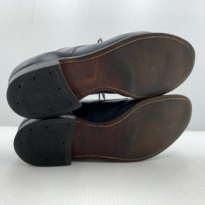 【中古品】【メンズ】 ALDEN オールデン× ANATOMICA アナトミカ 別注 コラボ CHROMEXCEL MOC TOE OXFORD 56103F クロムエクセル モックトゥ オックスフォード 靴 ビジネスシューズ レザー 革 164-261014-ko-02-teih サイズ：9D カラー：ネイビー 万代Net店