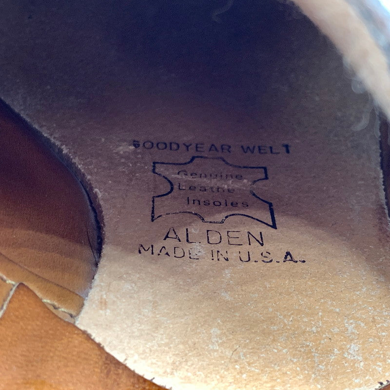 【中古品】【メンズ】 ALDEN オールデン× ANATOMICA アナトミカ 別注 コラボ ALGONQUIN OX 54443 アルゴンキン オックスフォード 靴 ビジネスシューズ レザー 革 164-261014-ko-01-teih サイズ：9D カラー：ブラウン 万代Net店
