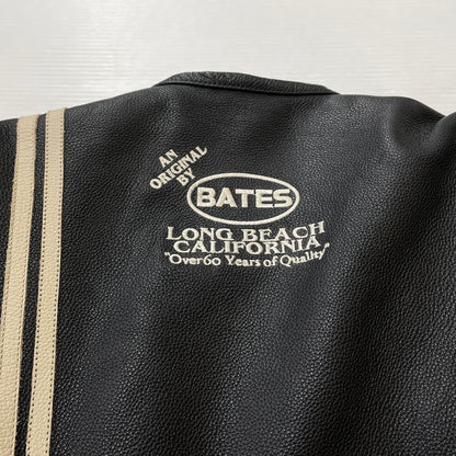 【中古品】【メンズ】 BATES ベイツ LEATHER JACKET レザー ジャケット アウター 145-261011-sa-02-teih サイズ：L カラー：ブラック 万代Net店