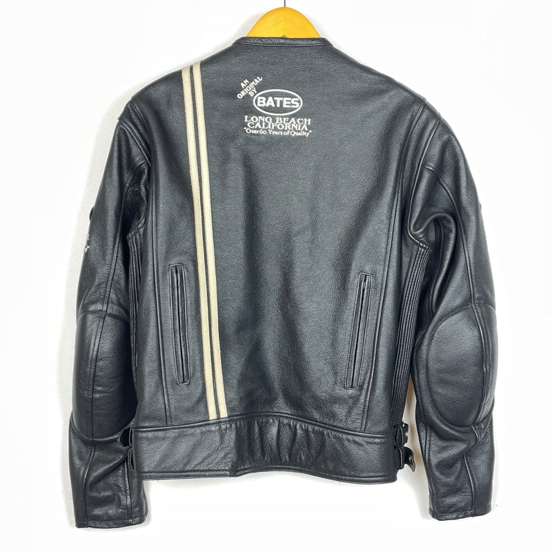 【中古品】【メンズ】 BATES ベイツ LEATHER JACKET レザー ジャケット アウター 145-261011-sa-02-teih サイズ：L カラー：ブラック 万代Net店