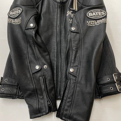 【中古品】【メンズ】 BATES ベイツ LEATHER JACKET レザー ジャケット アウター 145-261011-sa-02-teih サイズ：L カラー：ブラック 万代Net店