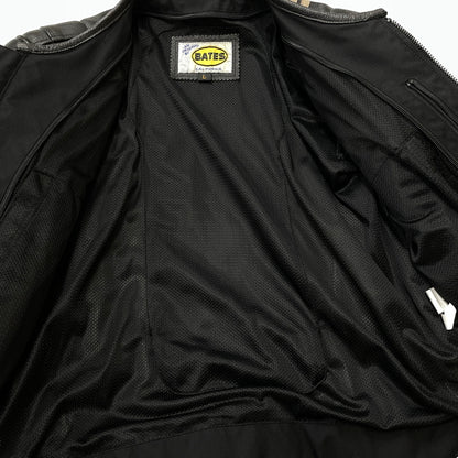 【中古品】【メンズ】 BATES ベイツ LEATHER JACKET レザー ジャケット アウター 145-261011-sa-02-teih サイズ：L カラー：ブラック 万代Net店