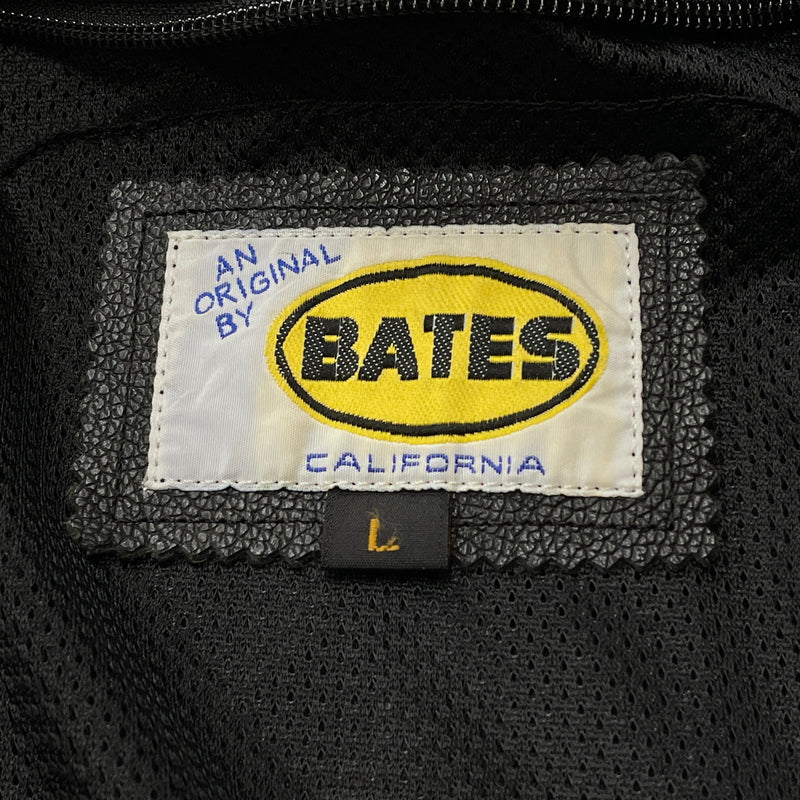 【中古品】【メンズ】 BATES ベイツ LEATHER JACKET レザー ジャケット アウター 145-261011-sa-02-teih サイズ：L カラー：ブラック 万代Net店