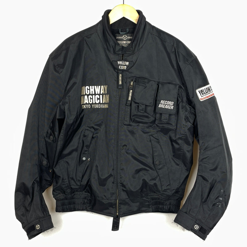 【中古品】【メンズ】 YELOW CORN イエロー コーン JACKET ジャケット アウター 145-261011-sa-07-teih サイズ：L カラー：ブラック 万代Net店