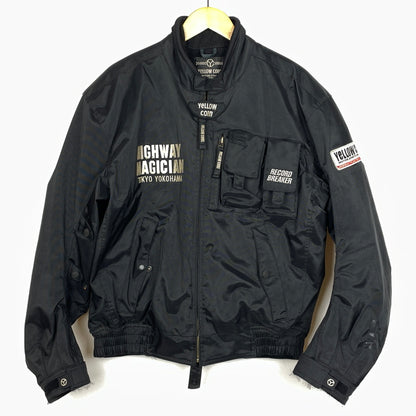 【中古品】【メンズ】 YELOW CORN イエロー コーン JACKET ジャケット アウター 145-261011-sa-07-teih サイズ：L カラー：ブラック 万代Net店
