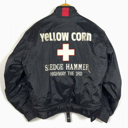 【中古品】【メンズ】 YELOW CORN イエロー コーン JACKET ジャケット アウター 145-261011-sa-07-teih サイズ：L カラー：ブラック 万代Net店