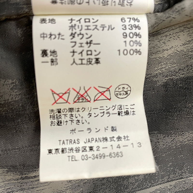【中古品】【メンズ】 TATRAS タトラス × STRADA EST ストラダ エスト 別注コラボ EXCLUSIVE DOWN VEST MTA6SE4443 エクスクルーシブ ダウン ベスト アウター 141-261011-sa-15-teih サイズ：2 カラー：グレー 万代Net店