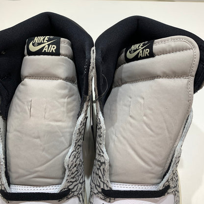 【中古美品】【メンズ】 NIKE ナイキ DZ5485-052 AIR JORDAN 1 HIGH OG "WHITE CEMENT SAFARI" スニーカー 靴 GRAY 黒タグ・箱・シューレース付属 160-261024-io-28-fuzh サイズ：27.5cm カラー：グレー.総柄 万代Net店