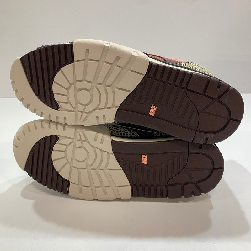 【中古品】【メンズ】 NIKE SB ナイキエスビー×ARTS REC IF0501-200 AIR TRAINER 1 ""EARTH AND DUSTY PEACH"" スニーカー 靴 箱付き・黒タグ・シューレース付き 160-261024-io-26-fuzh サイズ：27.5cm カラー：ブラウン 万代Net店