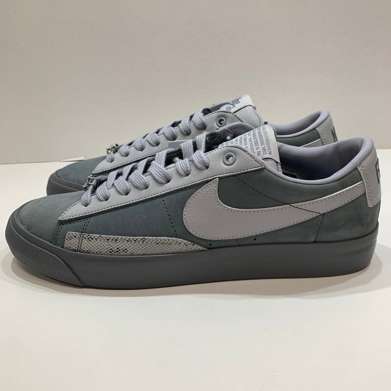 【中古美品】【メンズ】 NIKE SB ナイキエスビー×FRAR DN3754-001 BLAZER LOW "COOL GREY" スニーカー 靴 GRAY 箱・黒タグ付き 160-261024-io-32-fuzh サイズ：27cm カラー：グレー 万代Net店