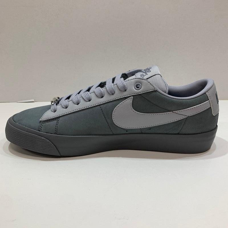 【中古美品】【メンズ】 NIKE SB ナイキエスビー×FRAR DN3754-001 BLAZER LOW "COOL GREY" スニーカー 靴 GRAY 箱・黒タグ付き 160-261024-io-32-fuzh サイズ：27cm カラー：グレー 万代Net店
